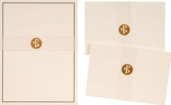 BLACK CREAM BOXED STATIONERY